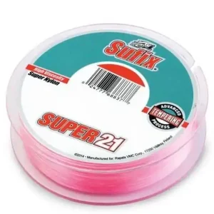 Aktuální Sufix vlasec Super 21 0,25mm/6,7kg/300m růžový