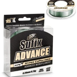 Aktuální Sufix vlasec ADVANCE 0,18mm/3,4kg/150m zelený