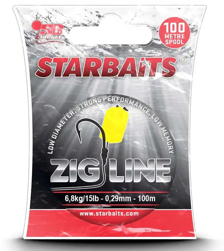 Finální Výprodej STARBAITS vlasec ZIG LINE 0,29mm/6,8kg/100m