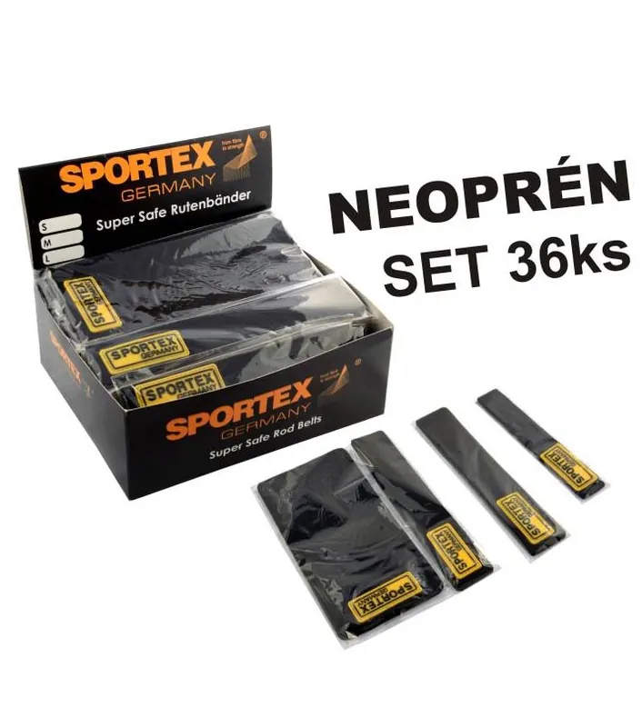 Novinka SPORTEX stahovací pásky na pruty - suchý zip S