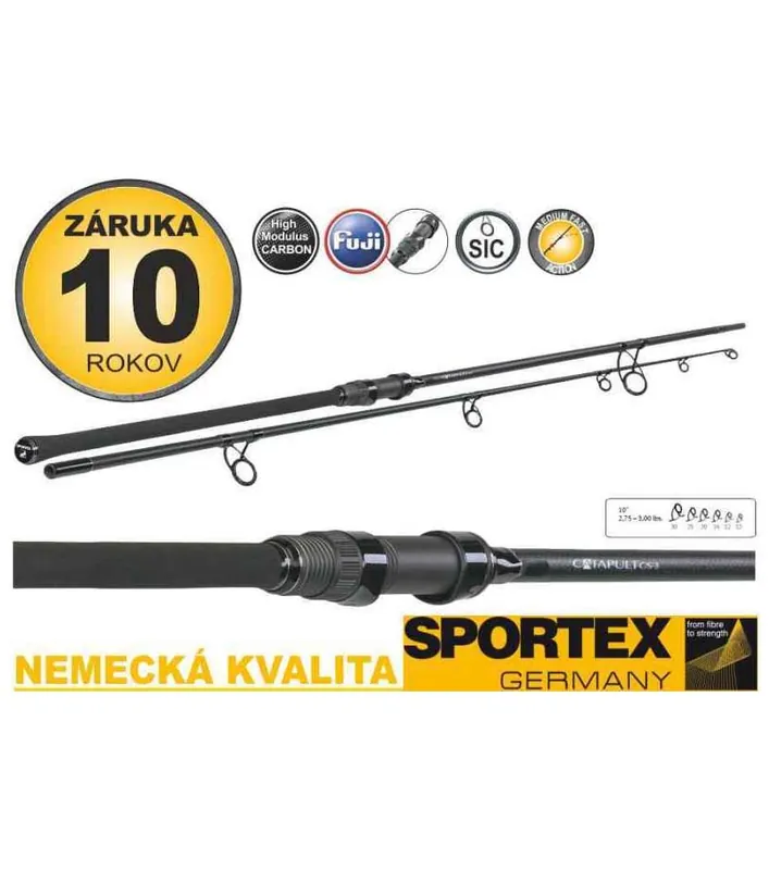 Must-Have SPORTEX pruty kaprové Competition Carp CS-4 365cm/3,25lbs/3díl