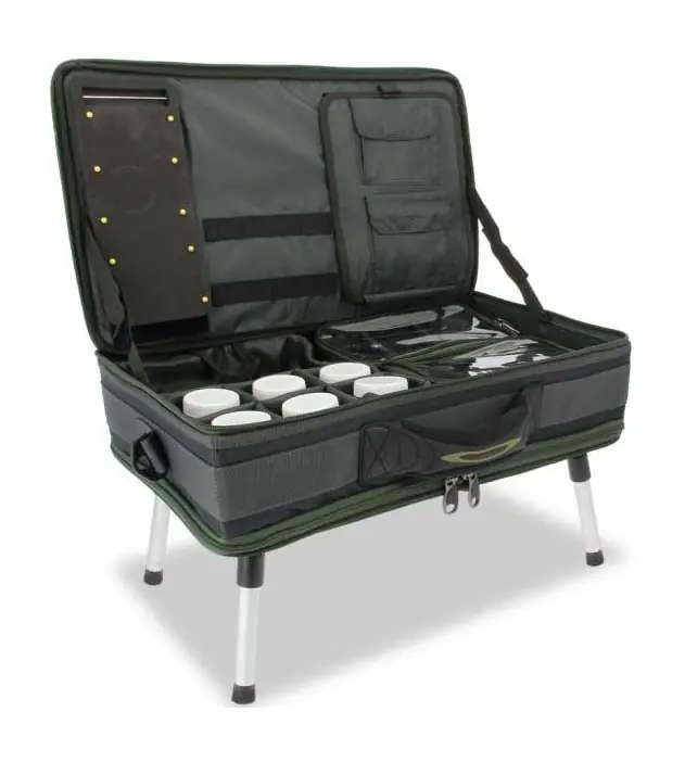 Finální Výprodej NGT Stolek s Kufrem Carp Bivvy Table System
