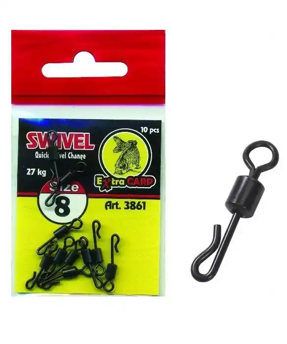 Extra Carp rychlo výměnný obratlík Quick Change 12 Expresní Doručení