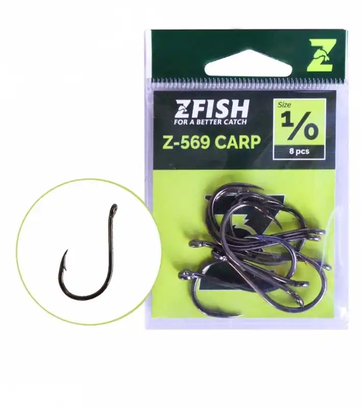 Ihned K Objednání Zfish háčky Carp Hooks Z-569 velikost č.1