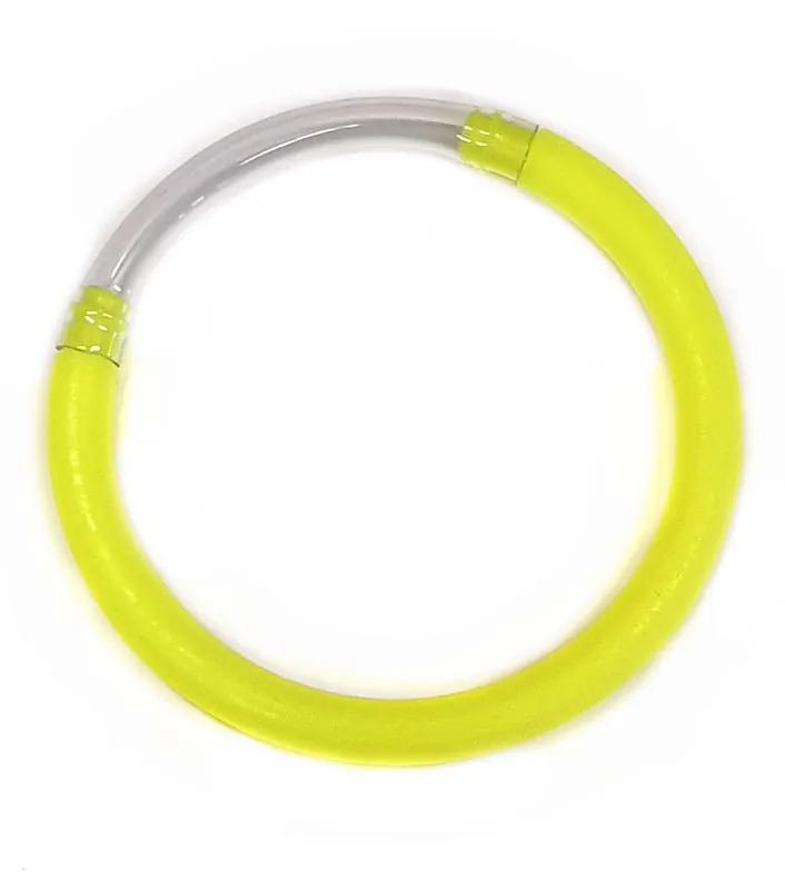 Cenový Hit Delphin číhátko kroužek 8cm Fluo žluá