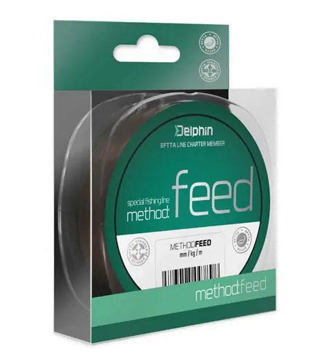 Dokud Zásoby Vydrží Delphin vlasec METHOD FEED 0,28mm/14,3lbs/200m hnědá