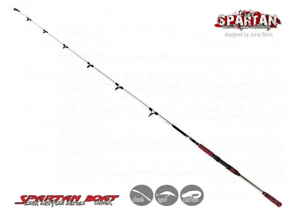 Dokud Zásoby Vydrží ESOX Prut Spartan Boat "Hard" 200cm/100-200g
