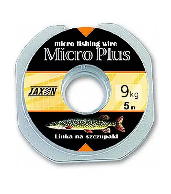 Tovární Cena JAXON - Lanko ocelové Micro Plus 9kg 5m