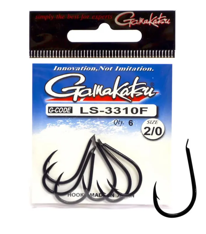 Oblíbený Gamakatsu háčky LS-3310F Flatted Eye Hooks 4