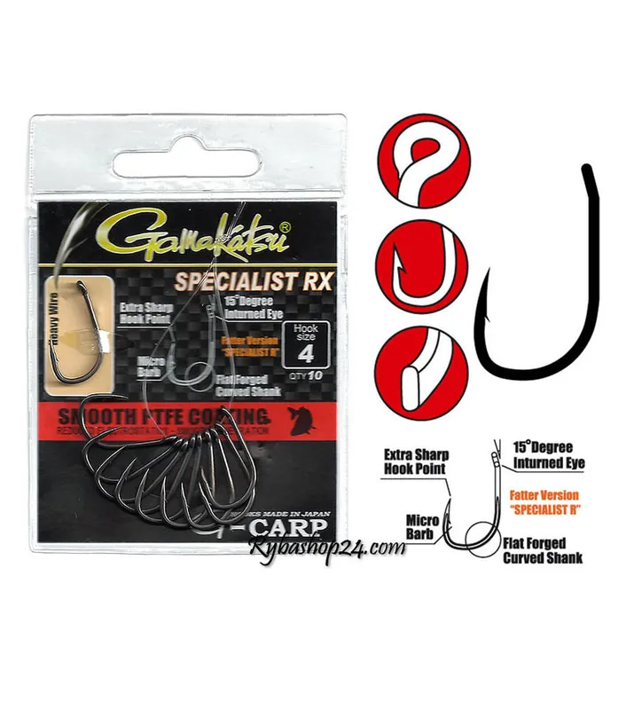 Sleva Gamakatsu háčky G-Carp Specialist RX 4