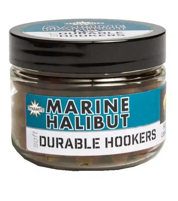 Dynamite Baits měkčené pelety Durable Hookers Marine Halibut Akční Nabídka