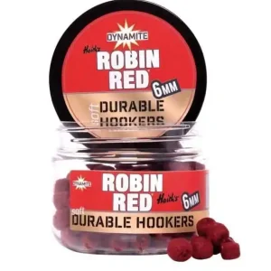 Bezpečná Platba Dynamite Baits měkčené pelety Durable Hookers Robin Red 6mm