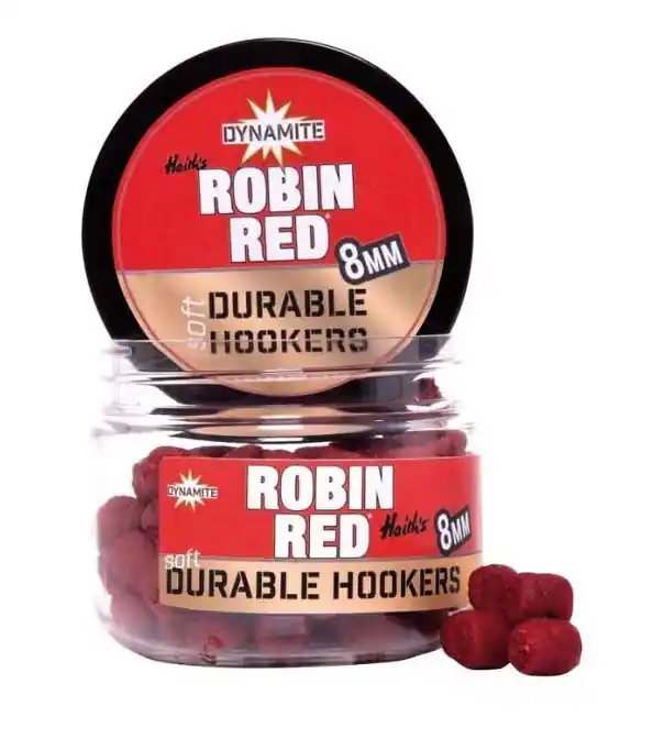 Dynamite Baits měkčené pelety Durable Hookers Robin Red 8mm Jen Po Omezenou Doba