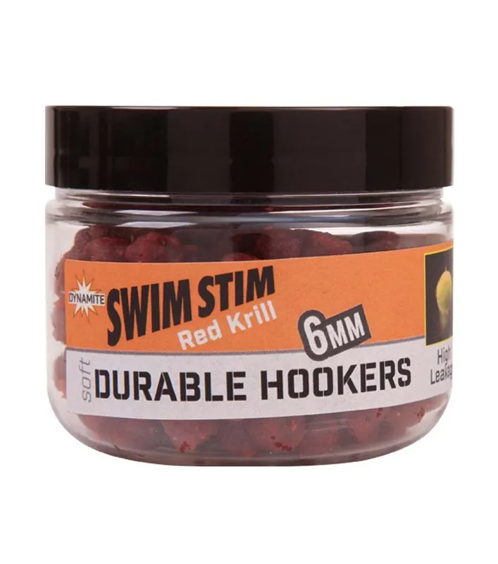 Dynamite Baits měkčené pelety Durable Hookers Swim Stim Red Krill 8mm Poslední Šance