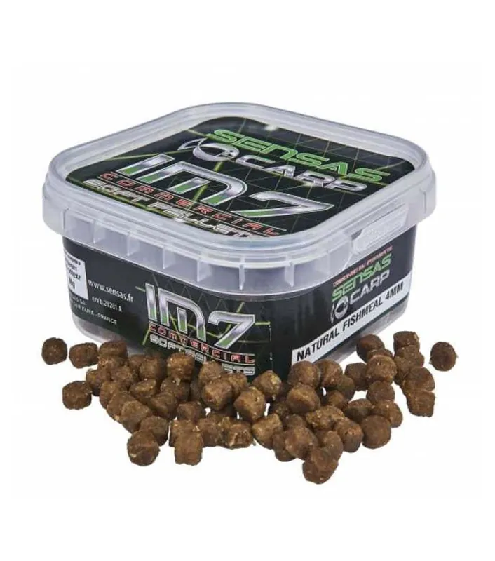 Nová Kolekce Sensas měkké pelety IM7 Soft Pellets 6 mm/60g Natural Fishmeal