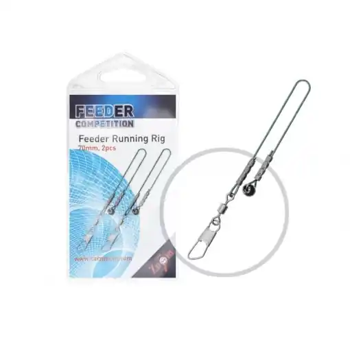 Výprodej Carp Zoom Feeder Running Rig - 2 pcs / 50 mm