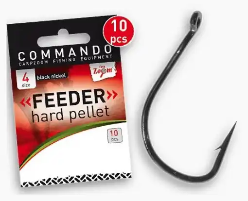 Carp Zoom Hameçons Feeder Hard Pellet - 10 pcs / T12 Cenový Hit