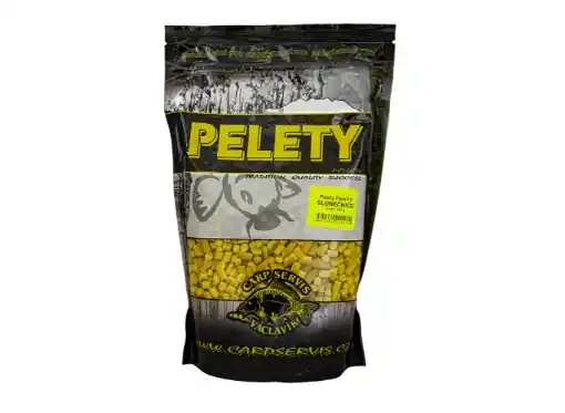 CSV Pelety Fluo F1 - 800 g / 6 mm / Slunečnice / Žlutá Sezónní Sleva