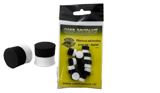 Jen Po Omezenou Doba CSV Barel Schaumköder - 8 mm / Schwarz-Weiß