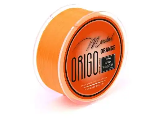 Finální Výprodej Carp Zoom Vlasec Origo Carp - 1000 m / 0,23 mm / Oranžová