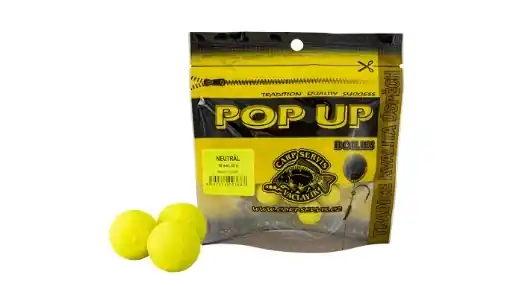 CSV Pop-Up Boilies Sáček 50g 16mm Neutrál Žlutá Vrácení Zdarma