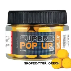 Carp Zoom Superb Pop-Ups 40g 16mm Scopex-Tigernuss Víkendová Akce