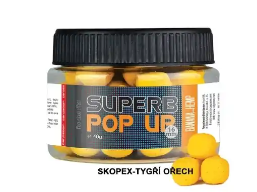 Carp Zoom Superb Pop-Ups 40g 16mm Scopex-Orzech Bezpečná Platba