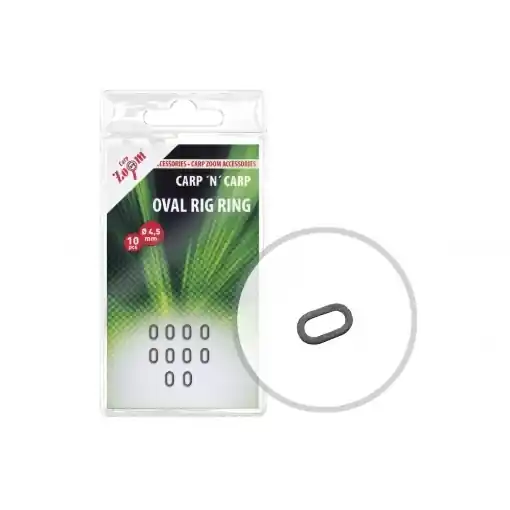 Speciální Cena Carp Zoom Oválný kroužek - 10 ks / 4,5 mm