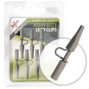 Carp Zoom Heavy Duty Lead Clips - 6pcs Green Nakupujte Hned