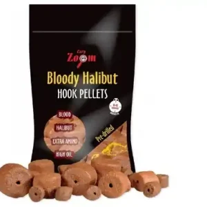Carp Zoom Hakenpellets Bloody Halibut - 150g 8mm Nová Kolekce