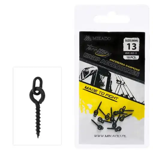 Akční Nabídka Mikado Vrut na boilies s kroužkem 13mm (10ks)
