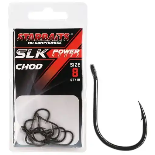 StarBaits Power Hook PTFE Coated Chod 8 (10szt) Vrácení Zdarma