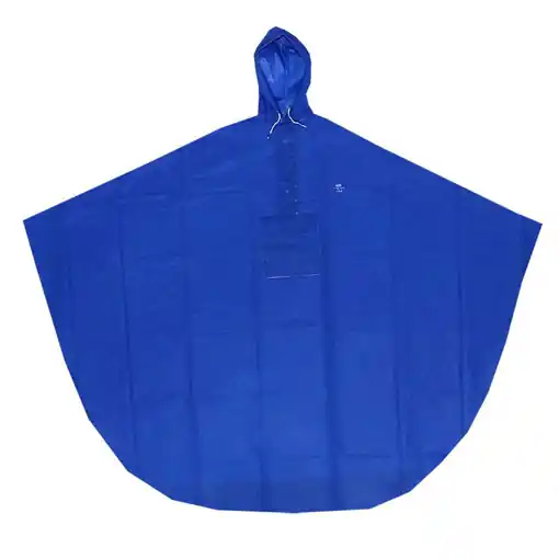 Sezónní Sleva Viola Poncho Regenmantel 5508 Blau L