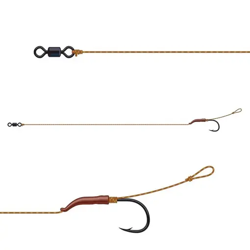 DAM Tactix Line Aligner Rig 6 18cm 20lb 2pcs Vysoce Kvalitní