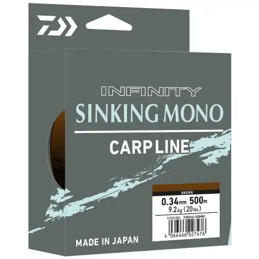 Daiwa Infinity Sinking Mono 500m Olive 0.28mm 6.3kg Akce