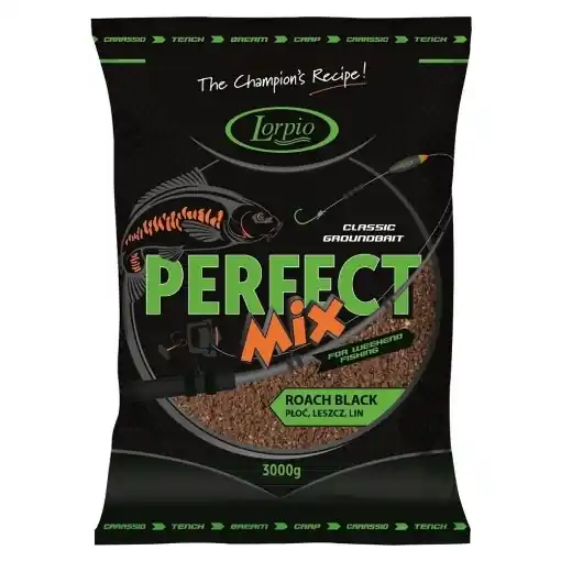 Autentický Lorpio Perfect Mix Roach Black 3kg