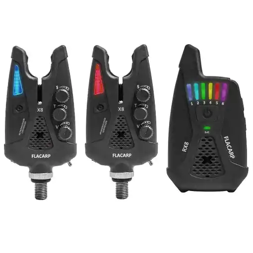 Flacarp X8 Bite Alarm Set 2+1 Víkendová Akce