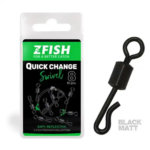 Cenově Výhodný ZFISH Quick Change Swivel Matt 10 10pc