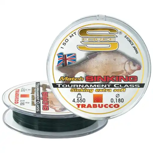 Výhodná Nabídka Trabucco S-Force Match Sinking 150m 0.18mm 4.55kg