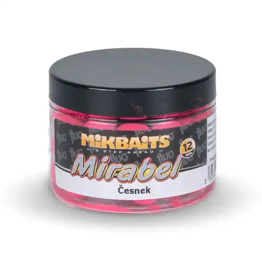 Akční Nabídka Mirabel Fluo boilie 150ml - Ail 12mm