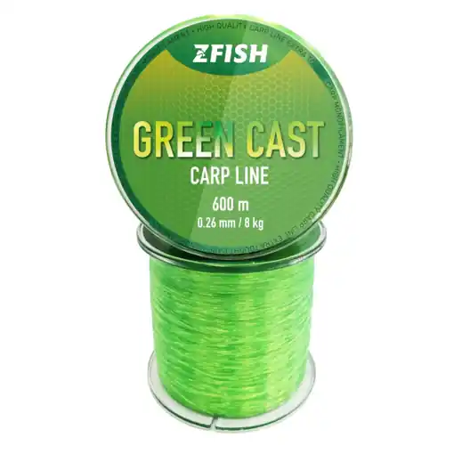 Zfish Green Cast Carp Line 600m Akce