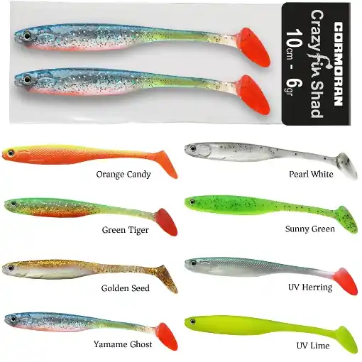 Vysoce Kvalitní Cormoran Crazy Fin Shad 13cm (2szt)