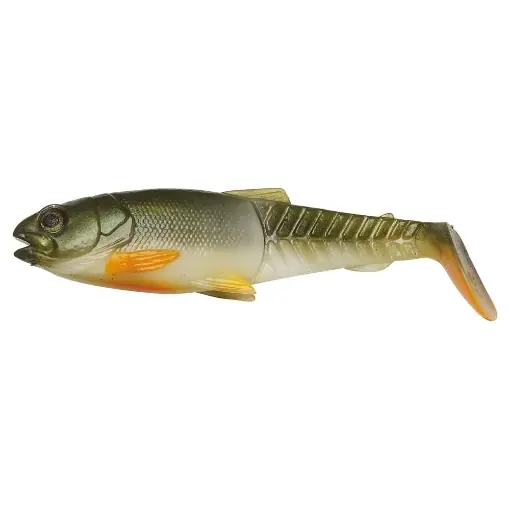 SG Craft Cannibal Paddletail 8.5cm Olive Hot Orange Sleva