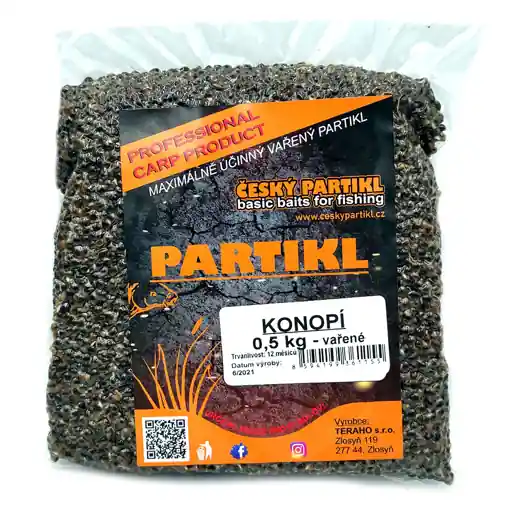 Konopné semínko vařené 1kg Novinka