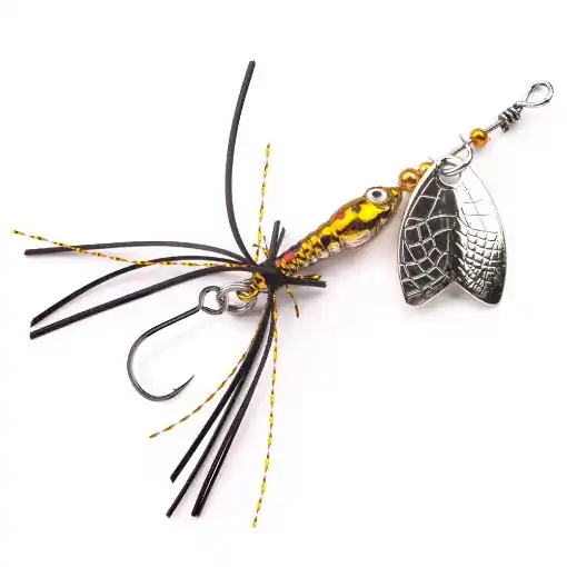 Larva Mayfly Micro Spinner SH 5cm Brown Trout Rychlé Dodání
