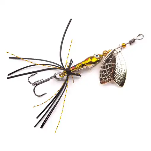 Vrácení Zdarma Larva Mayfly Micro Spinner TR 5cm Brown Trout