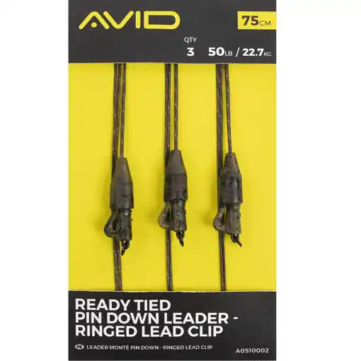Avid Ready Tied Pin Down Leader Heli/Chod Nová Kolekce