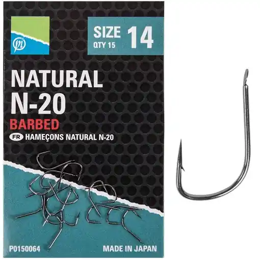 Expresní Doručení Preston Innovations Natural N-20 Hooks 14 15Stk.