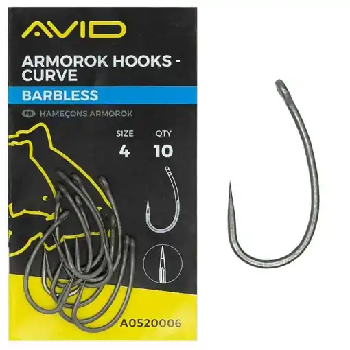 Expresní Doručení Avid Carp Armorok Curve Hooks 4 Barbless