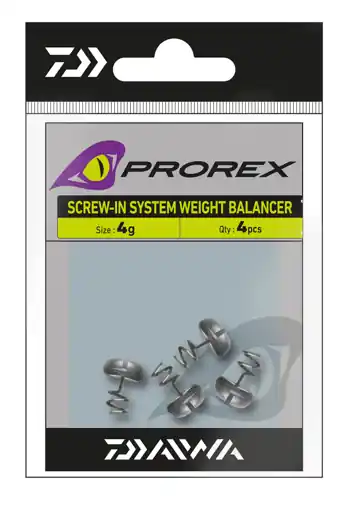 Daiwa Prorex Šroubovací zátěž do nástrah Objednat Nyní